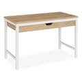 Workspace By Alera 23.62" D X 47.24" W X 29.92" H, Beigewood/White ALEWSWD4824WB